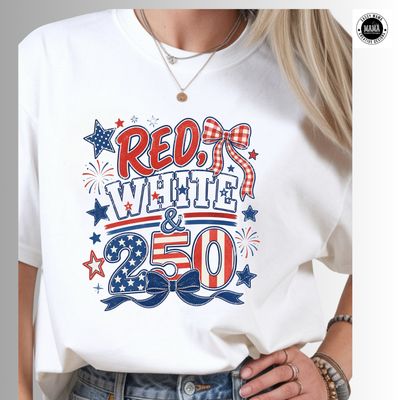 Red, White &amp; 250 – Patriotic Celebration Shirt