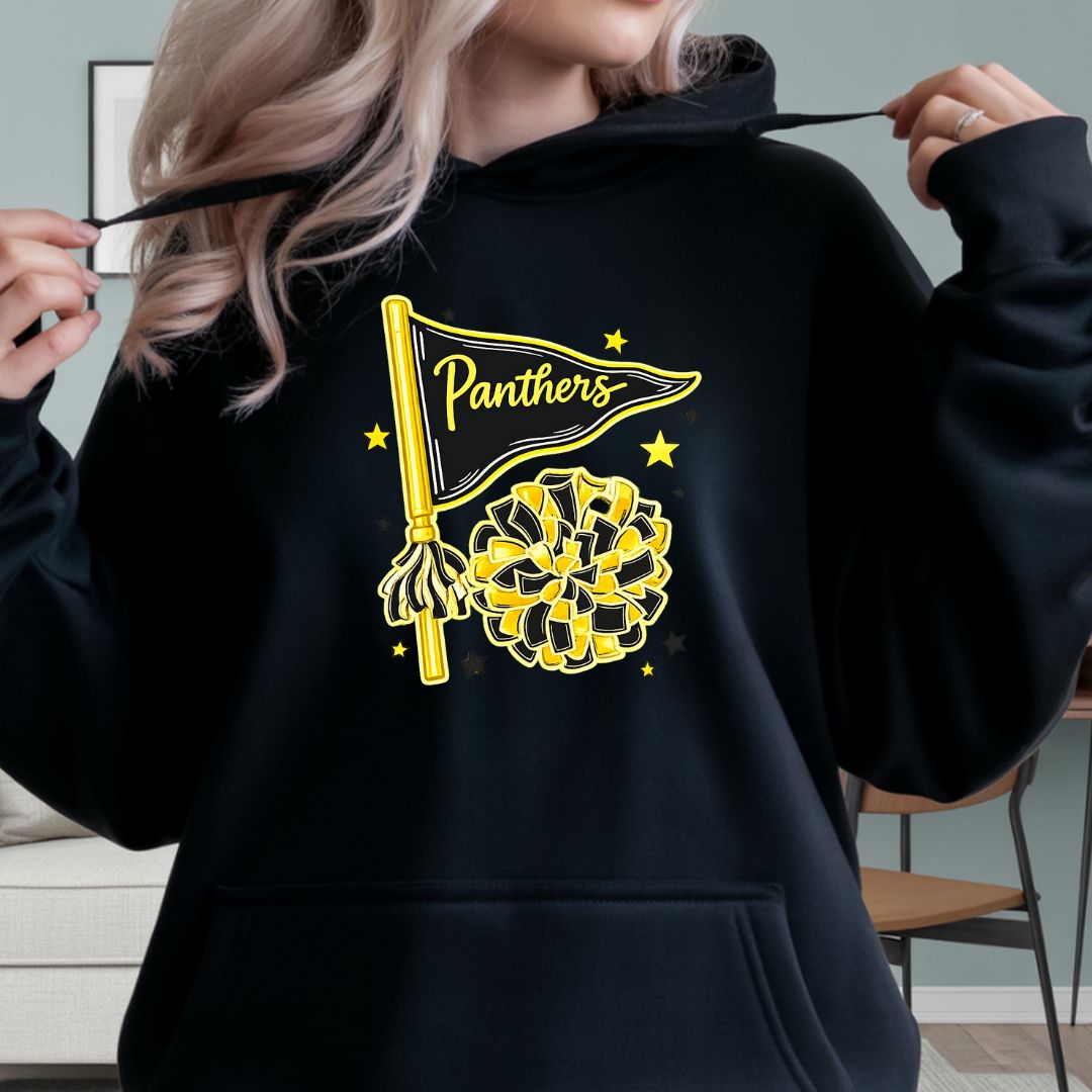 Panther Pride Pennant – Perry Spirit Edition 🖤💛