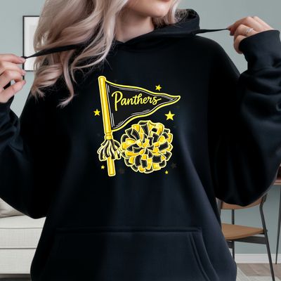 Panther Pride Pennant – Perry Spirit Edition 🖤💛