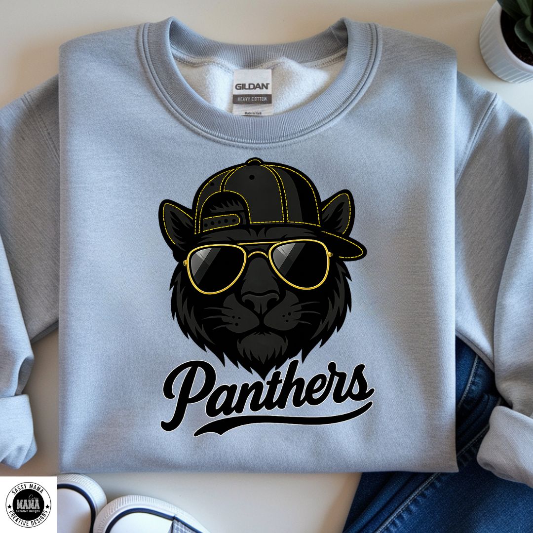 Cool Cat Panthers – Perry Spirit Edition 🖤💛😎
