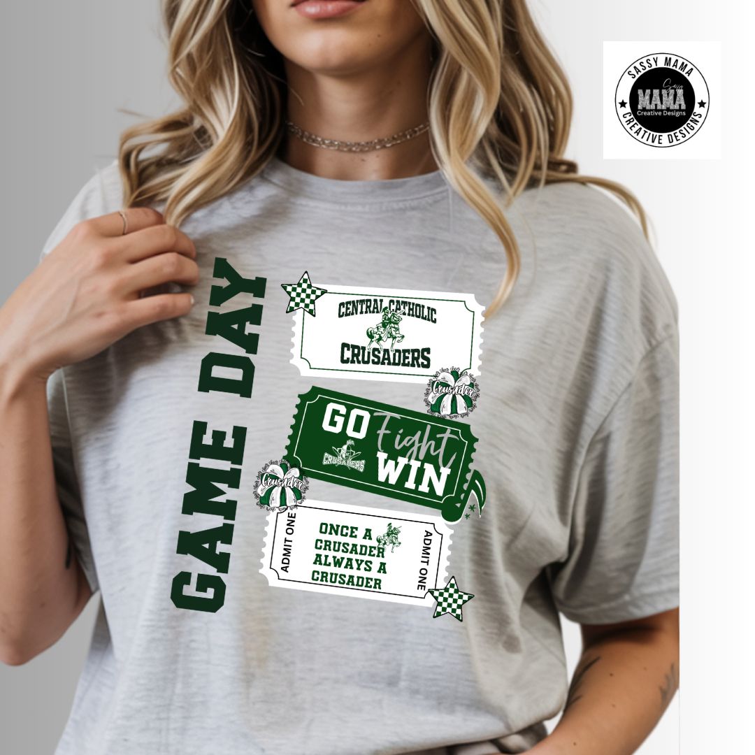 🥇 Ticket to Crusader Nation – Central Catholic Crusader Edition 🎟️