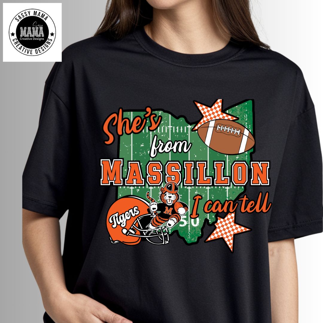 She's From Massillon I Can Tell- Massillon Tiger Shirt