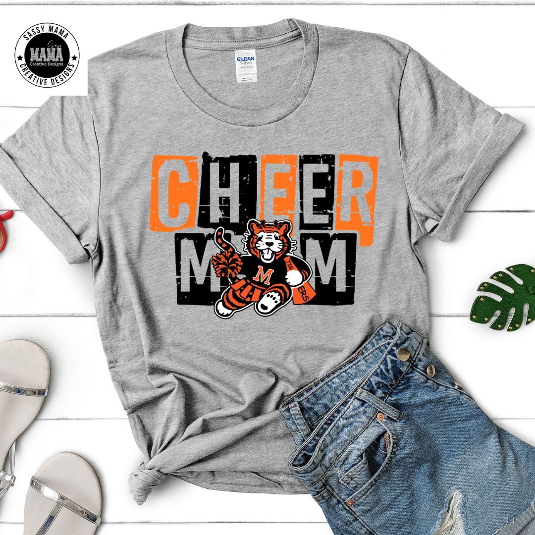 🧡 Tiger Cheer Mom Classic Edition