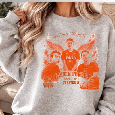 Hayden Porter Memorial Shirt with 15 On the Back