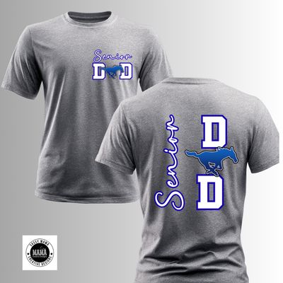 Senior Mustang DAD 2-Sided Pride Shirt