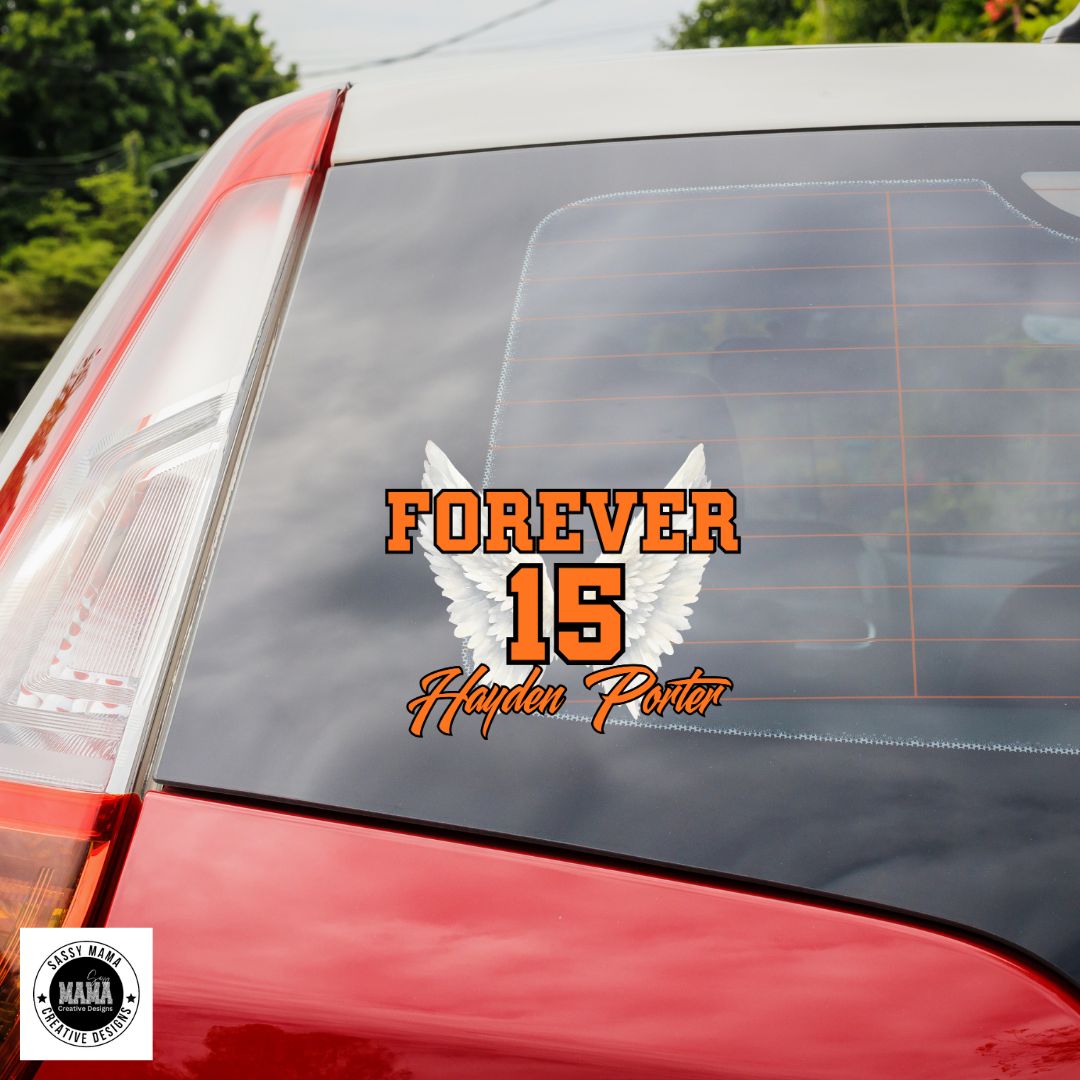 Hayden Porter Memorial Decal