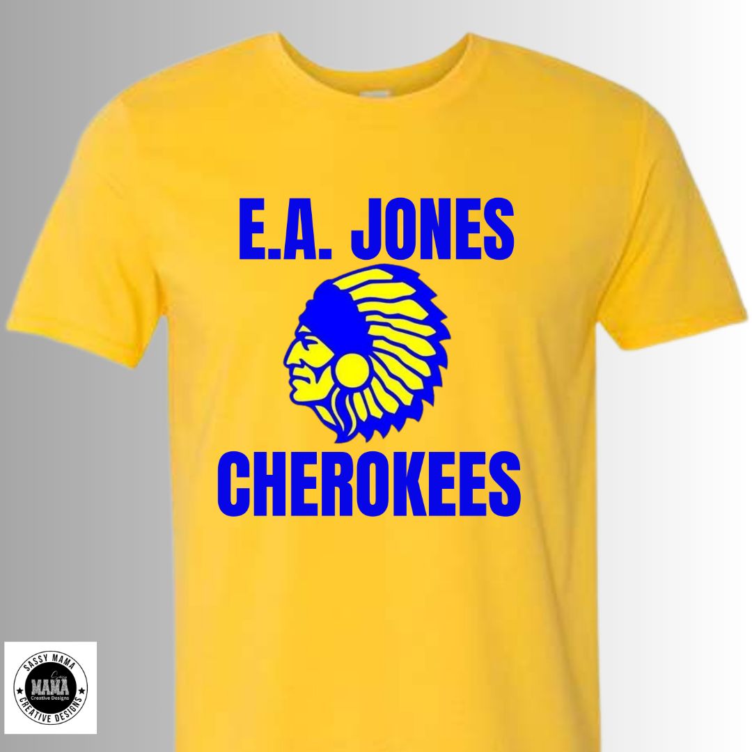 💙 E.A. Jones Retro Throwback Tee