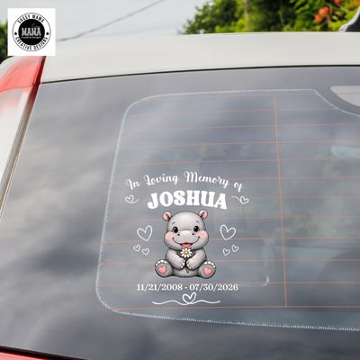 Joshua Beorn Memorial Decal