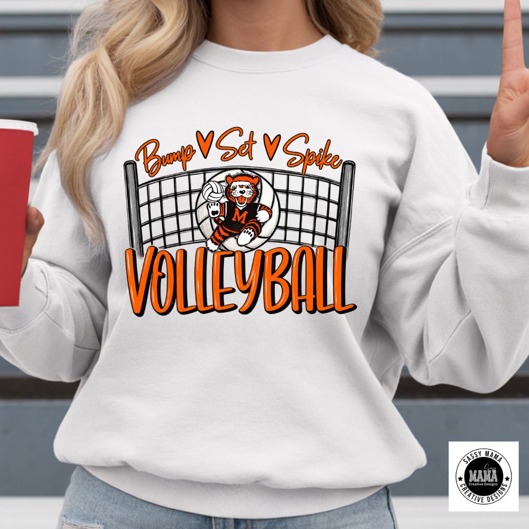 🏐 Massillon Tigers Volleyball Bump Set Spike Shirt ⭐