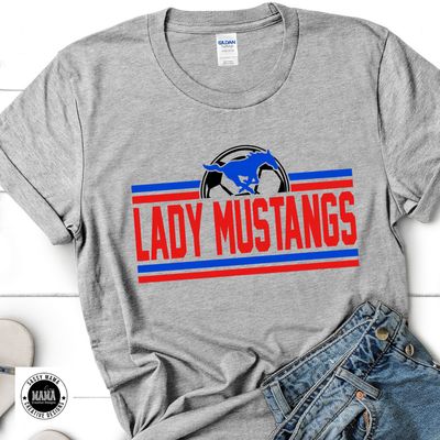 ⚽🐎 Lady Mustangs Soccer Stripes Edition ⭐