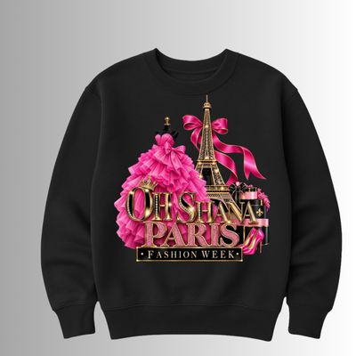 🗼 Paris Fashion Week Glamour Crewneck ✨