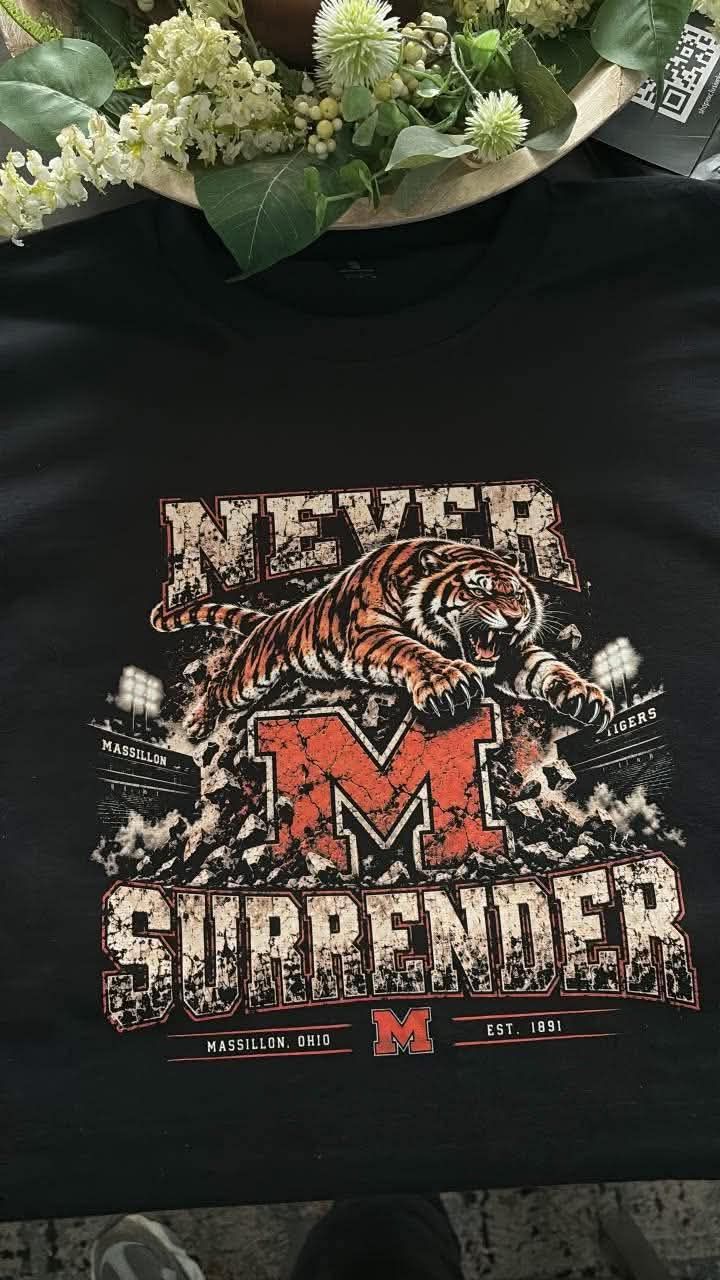 🐯🔥 Never Surrender — Massillon Tiger Legacy Edition