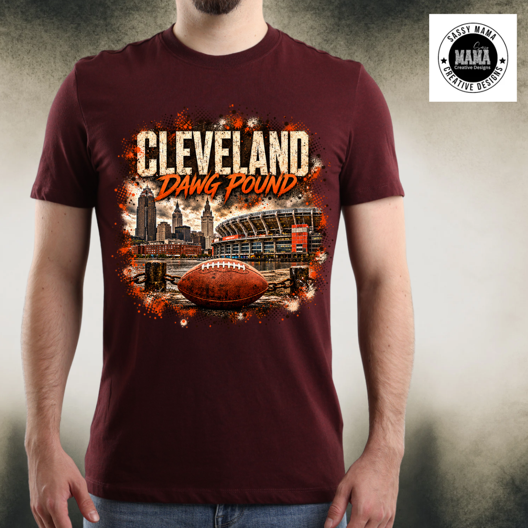 Cleveland Dawg Pound — Lakefront Grit Edition 🏈🧡🤎🐾