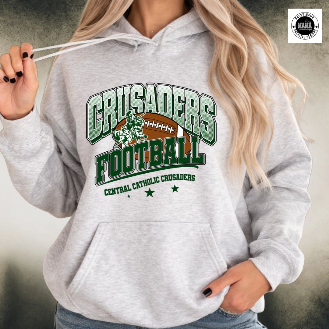 Crusader Gridiron — Central Catholic Football Edition 🏈💚🤍⚔️