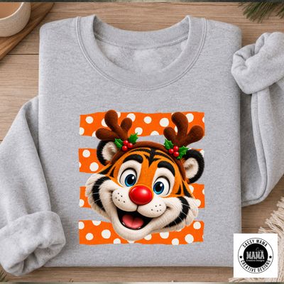 Merry Obie — Massillon Tigers Reindeer Edition 🐯🦌🎄🧡🖤