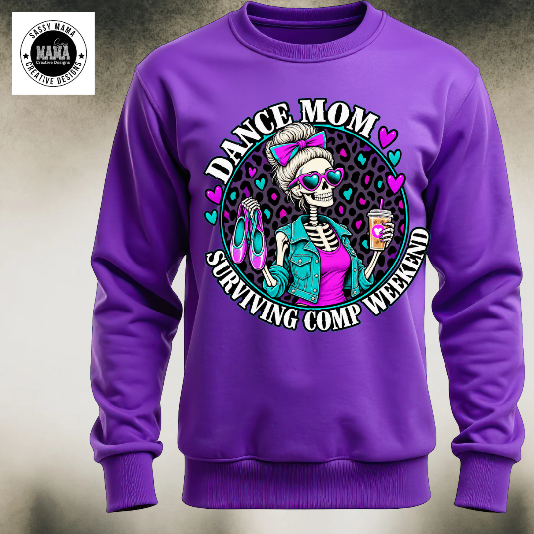 Dance Mom Survival Mode — Competition Weekend Edition 💀🩰☕💜✨