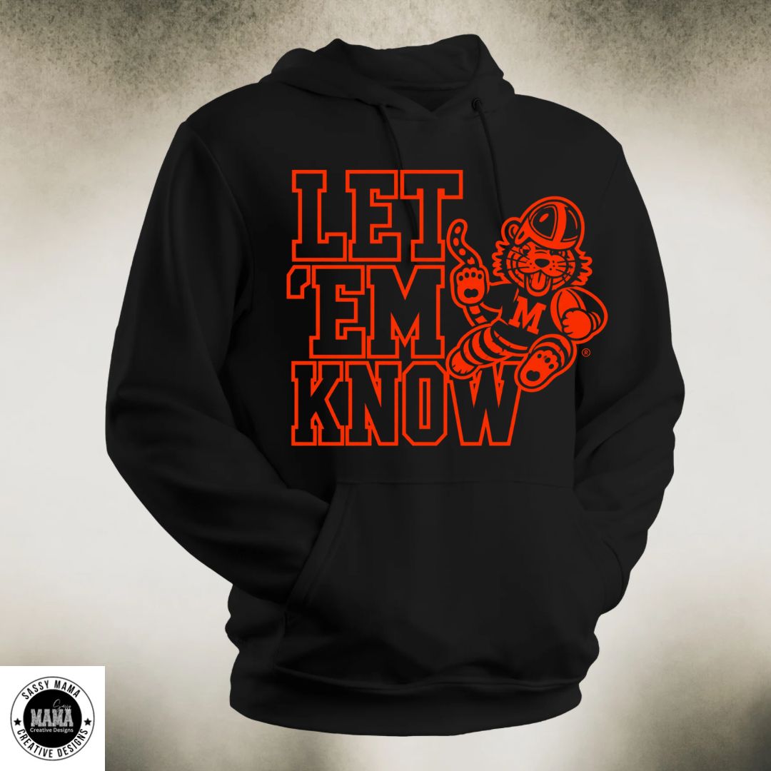 Let ’Em Know Obie Edition— Tiger Fan Submitted Design 🐯🧡🖤🔥