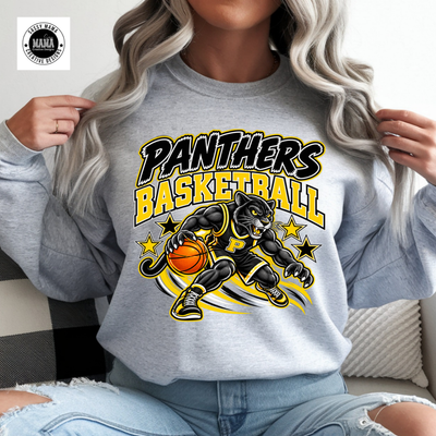 🏀🐾💛🖤 Perry Panthers Basketball — Full Court Prowl Edition 🤍