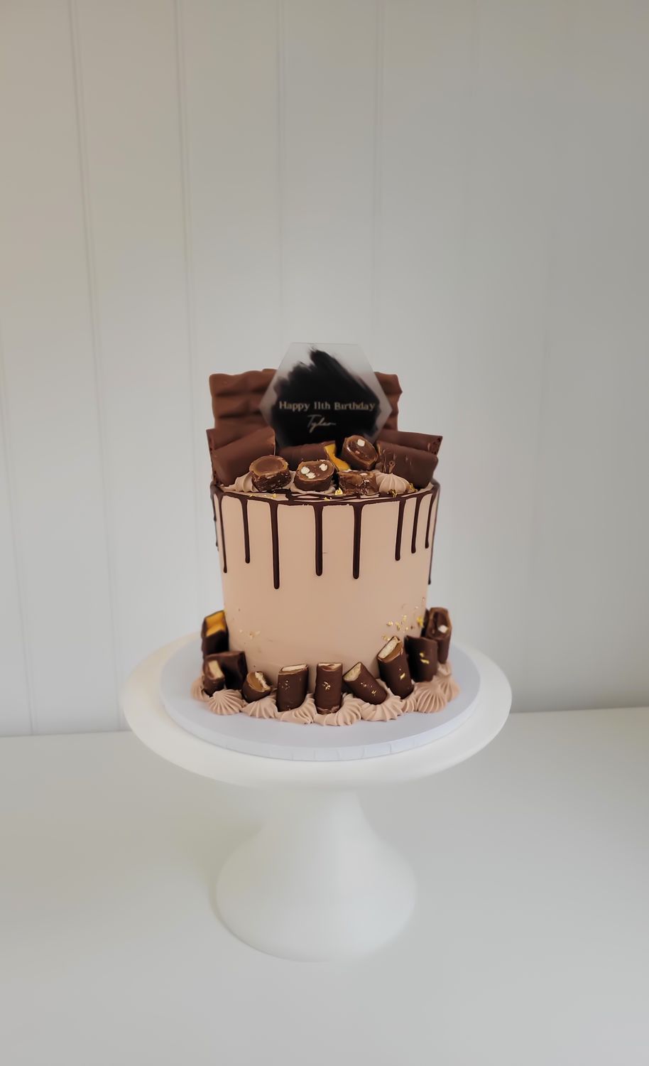 Handmade Chocolate Drip Birthday/Event Cake