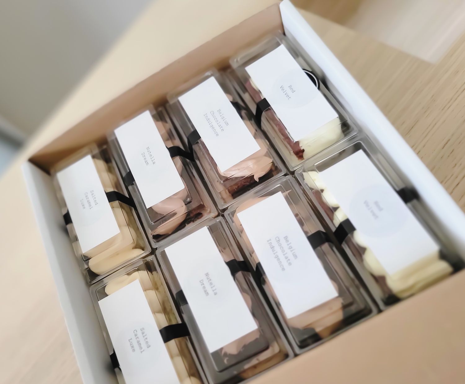 Luxury Postal Wedding Cake Tasting Box