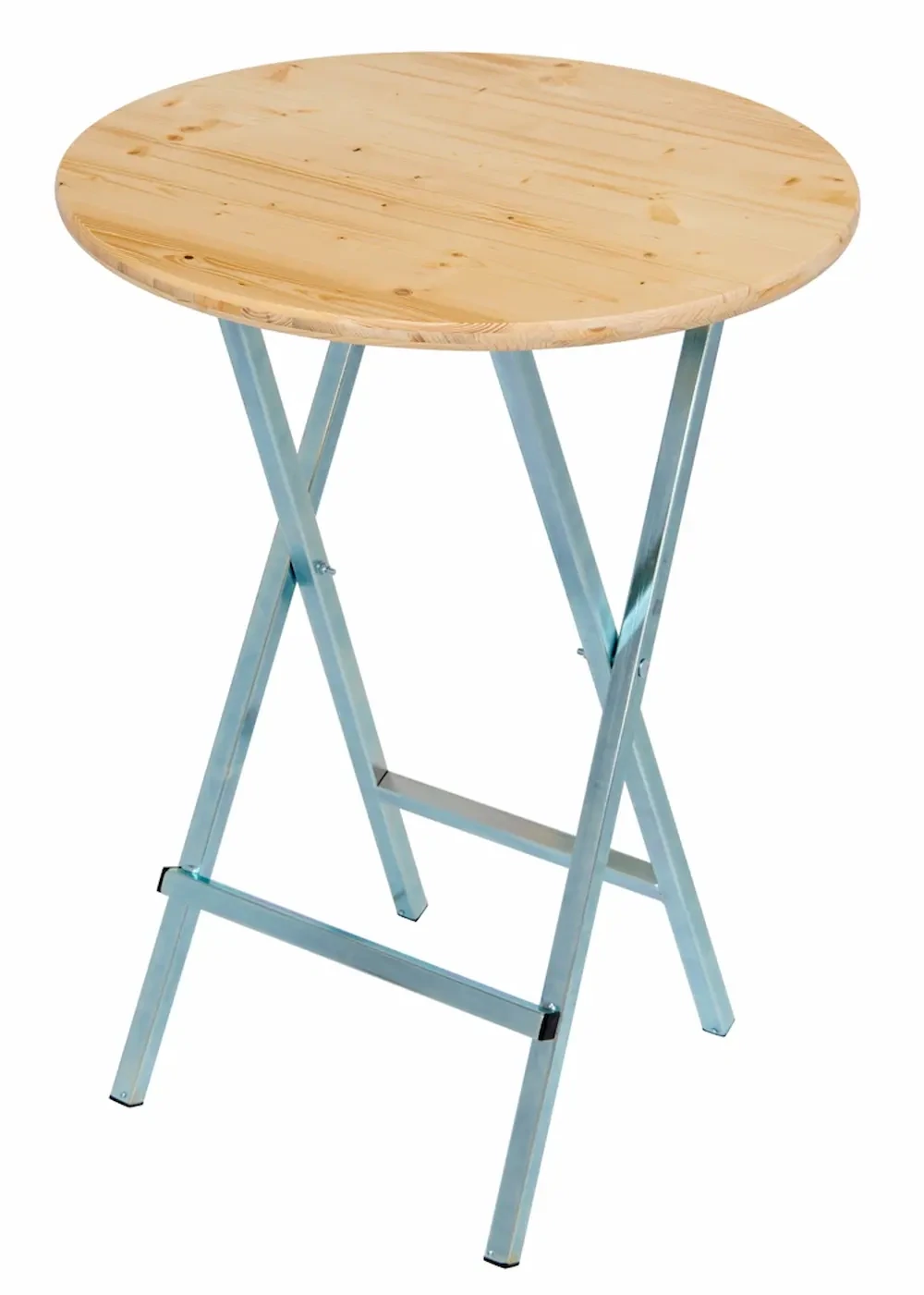 Stehtisch mit 80cm Holzplatte