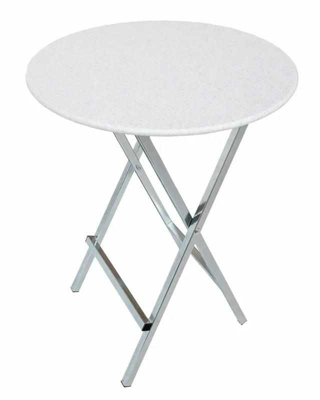 Stehtisch mit Polyethylenplatte hell