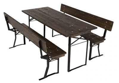 Festzeltgarnitur 164 cm für 6 Personen