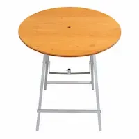 Stehtisch 100 cm Douglasie mit Schirmhalterung