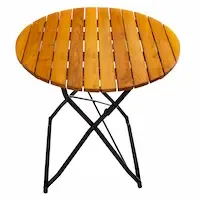 Biergartentisch Nr. 08bgs 80 cm rund