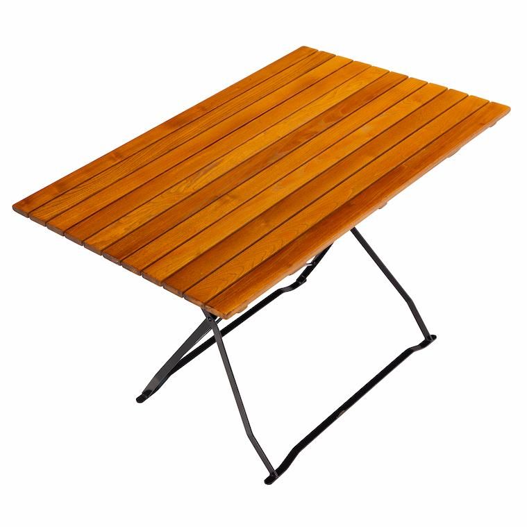 Biergartentisch Nr. 05bgs 120 X 75 cm Gestell schwarz