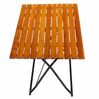 Biergartentisch Nr. 05bgs 120 X 75 cm Gestell schwarz