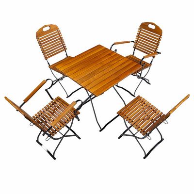 Biergartenmöbel Set mit Griff 75x75 cm