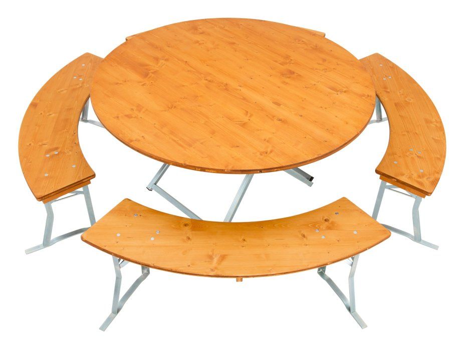 Runde Bierzeltgarnitur 150 cm