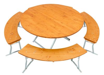 Runde Bierzeltgarnitur 150 cm