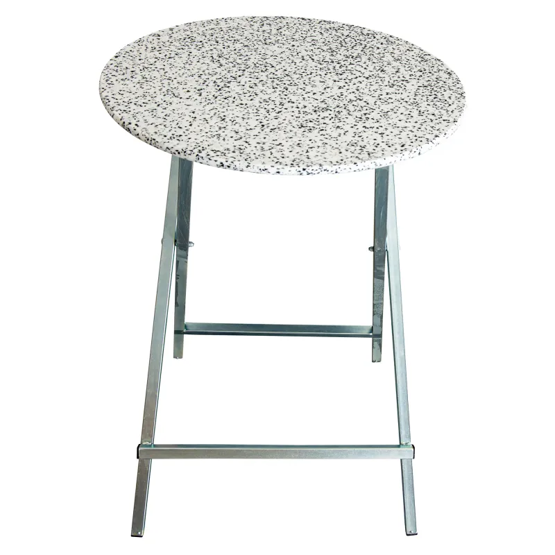 Stehtisch 80 Polyethylen weiß/grob