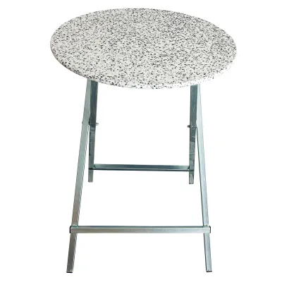 Stehtisch 80 Polyethylen weiß/grob