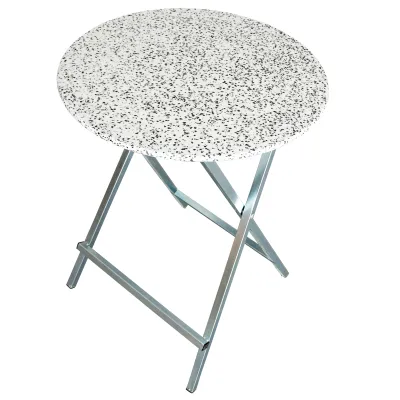 Stehtisch 80 Polyethylen weiß/grob