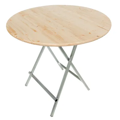 Stehtisch 120 cm rund Fichte