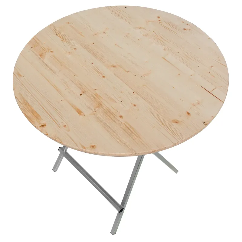Stehtisch 120 cm rund Fichte