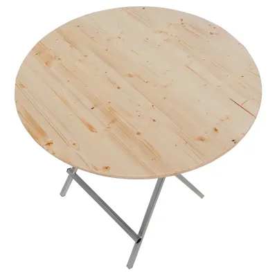 Stehtisch 120 cm rund Fichte