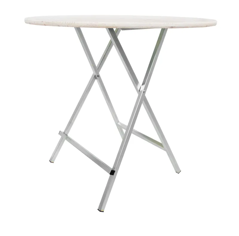Stehtisch 120 cm rund weiß
