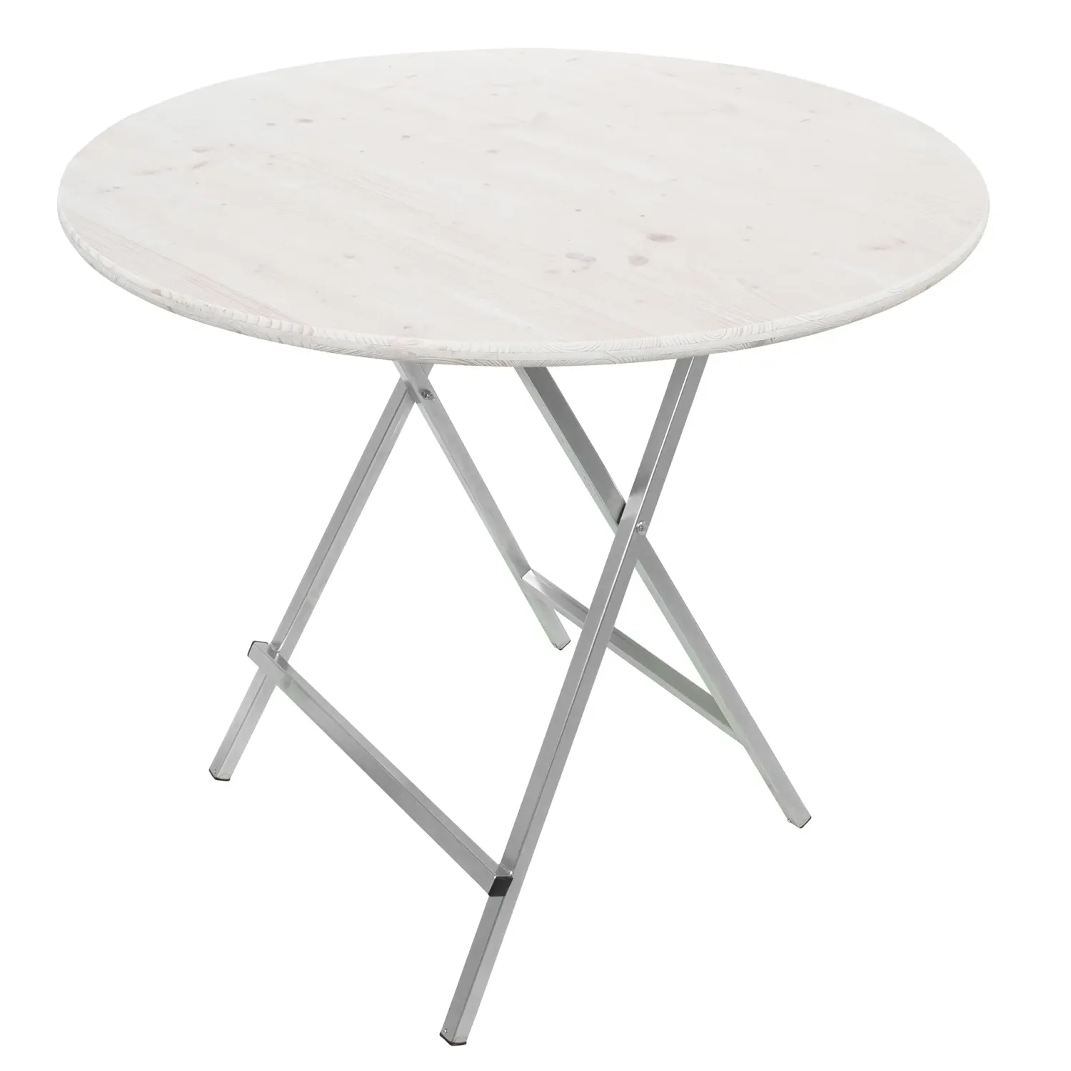 Stehtisch 120 cm rund weiß