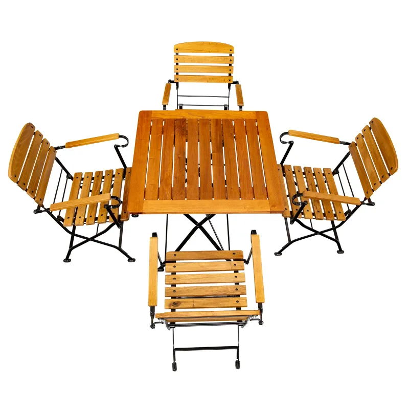 Terrassenmöbel Set 80x80 cm