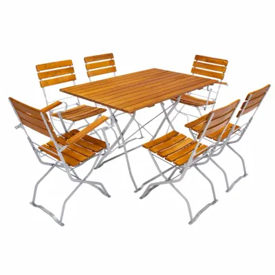 Biergartenmöbel Set 120 x 75 cm