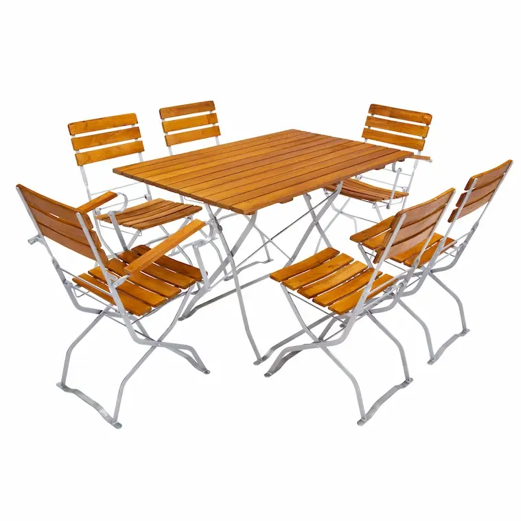 Biergartenmöbel Set 120 x 75 cm