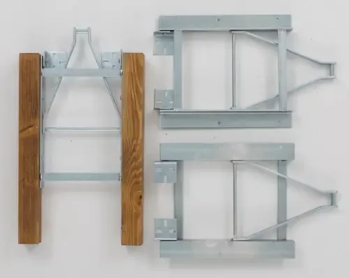 Bankgestell für Holzbeine