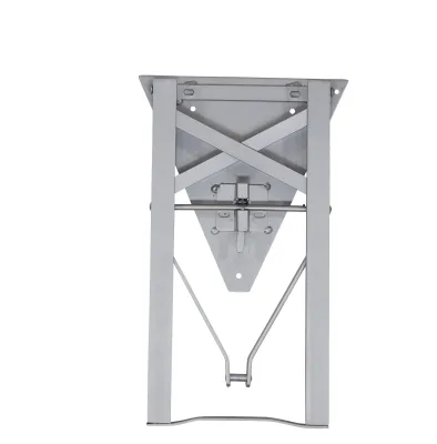 Bierbankgestell mit dreieckiger Eisenplatte