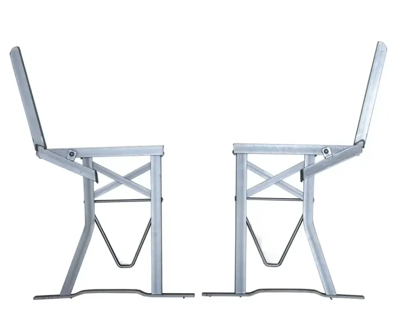 Bierbankgestell mit Lehne bis 43cm