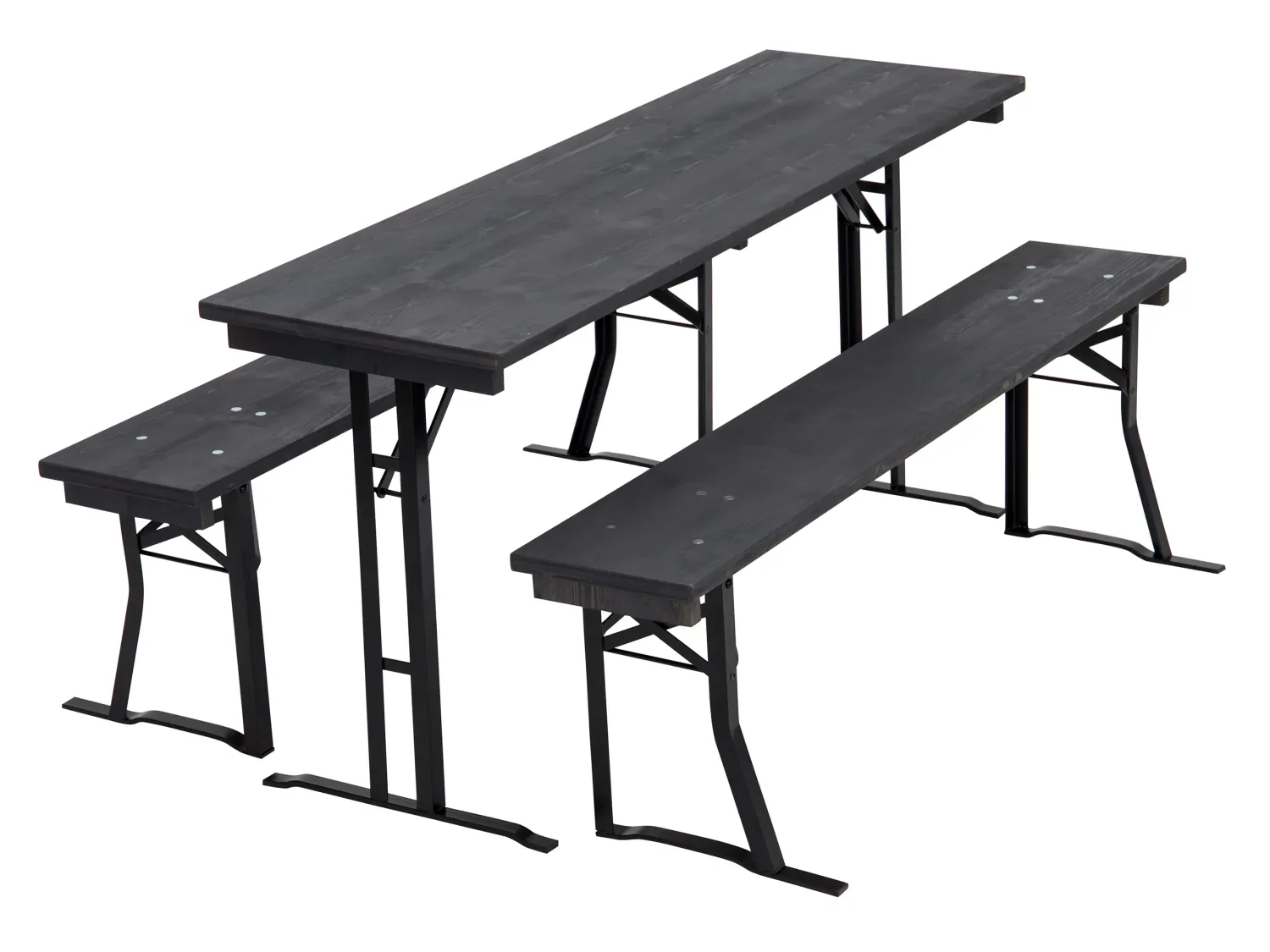 Bierzeltgarnitur kantig für 6 Personen