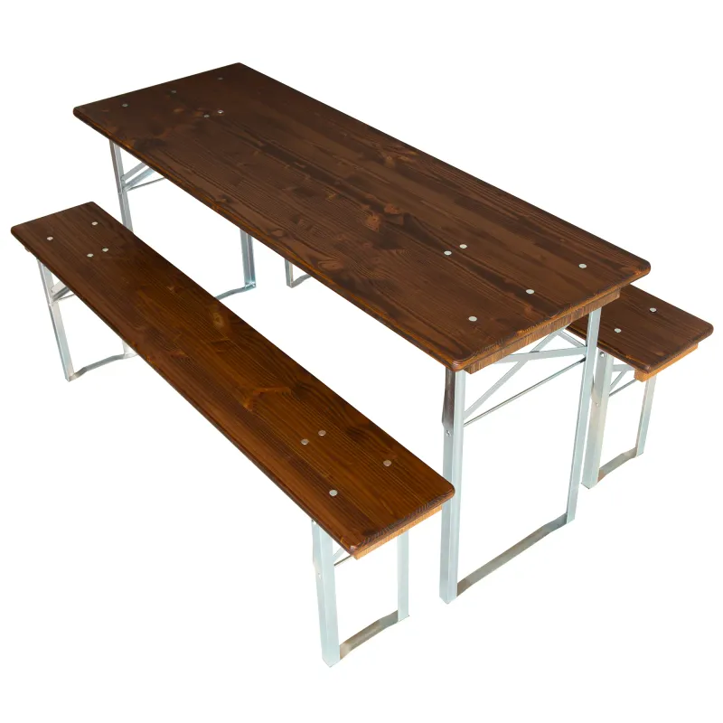 Festzeltgarnitur Douglasie 164 cm x 58 cm